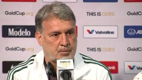 Gerardo Martino en conferencia de prensa.