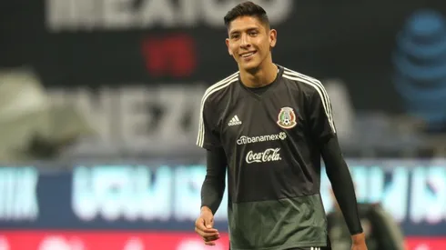 Edson Álvarez en el amistoso de la Selección Mexicana.
