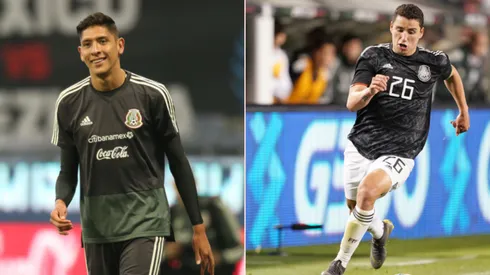 Edson Álvarez y Jorge Sánchez en la Selección Mexicana.