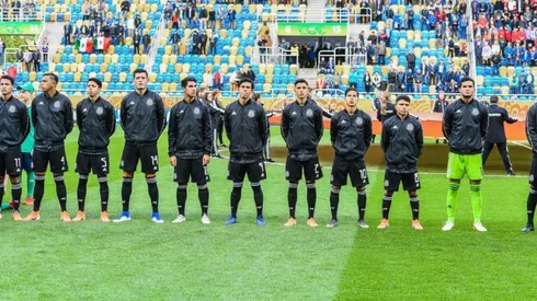 Equipo titular de México ante Italia.