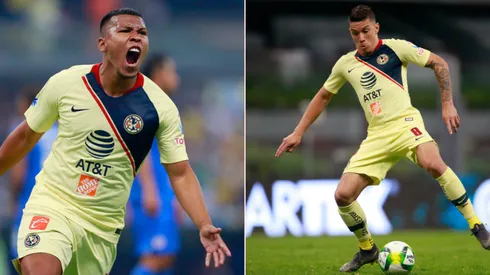 Roger Martínez y Mateus Uribe.