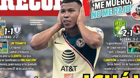 Roger Martínez tras su notable desempeño el jueves volvió a la portada en la previa al juego de vuelta