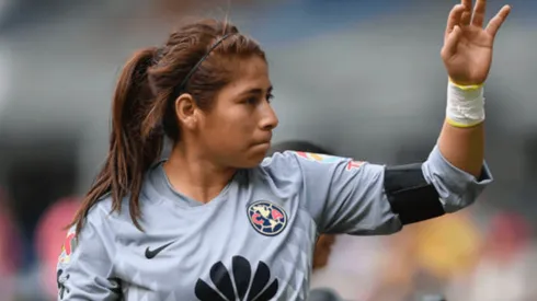 Cecilia Santiago, portera del América.