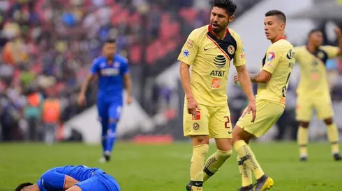 Oribe Peralta en el partido de vuelta