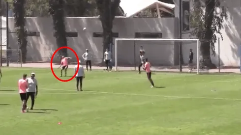 Golazo de Oribe Peralta en la práctica de hoy.