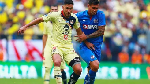 América enfrentando a Cruz Azul en el Clausura 2019.