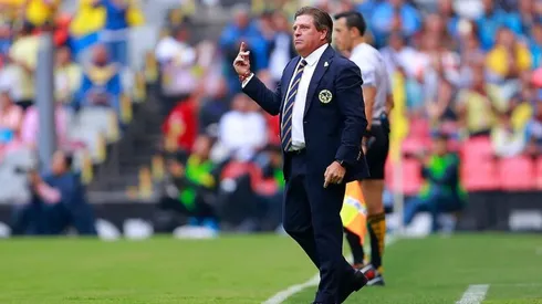 Miguel Herrera en el partido frente a Santos Laguna.