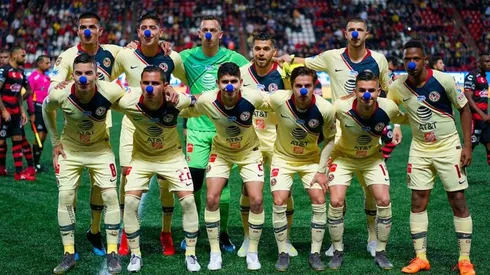 Equipo titular enfrentando a Tijuana.