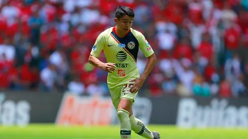 Iván Moreno en su debut frente al Toluca.