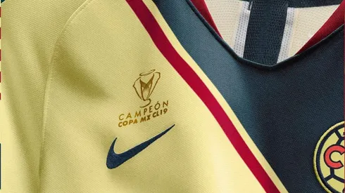 Playera de América con el parche de Copa MX.