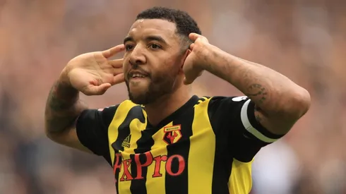 Troy Deeney celebrando su anotación con Watford.