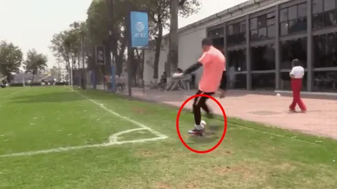 Marchesín en el entrenamiento.