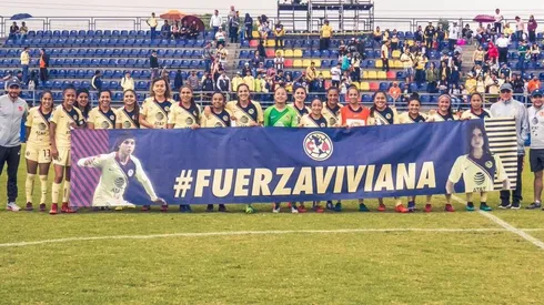 América le dedicó el triunfo a Viviana Michel.