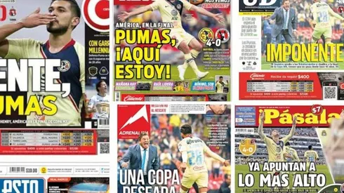 Las portadas de América finalista de la Copa MX