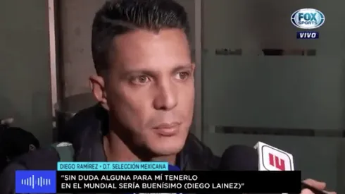 Diego Ramírez, técnico del Tri Sub 20.