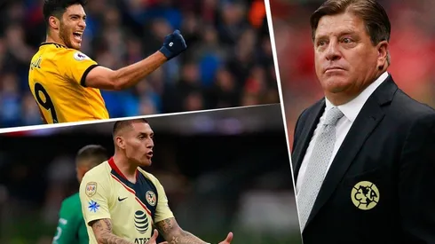 Miguel Herrera cambiaría a Nicolás Castillo por Raúl Jiménez.