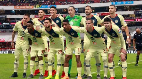 Plantel titular de América en Copa MX.