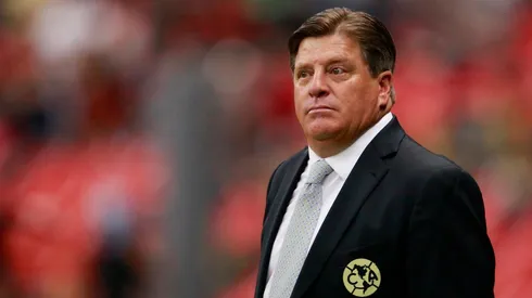 Miguel Herrera en el partido frente a Puebla.