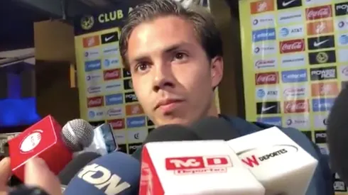 Francisco Córdova hablando con los medios.