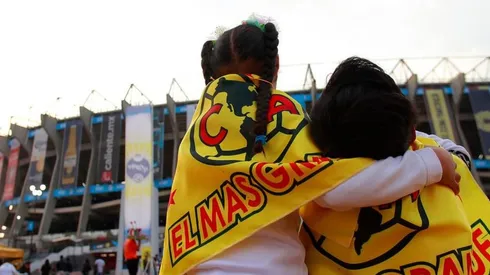 Aficionados de América en el Azteca.
