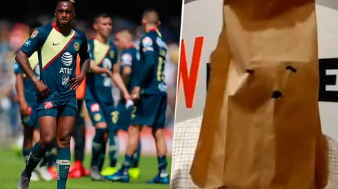 Periodista del América se tapó la cara con una bolsa tras perder contra Pumas