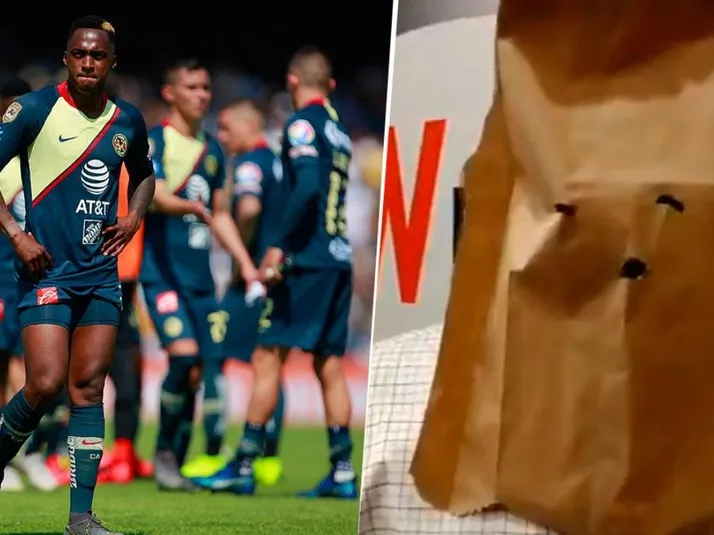 Periodista del América se tapó la cara con una bolsa tras perder contra Pumas