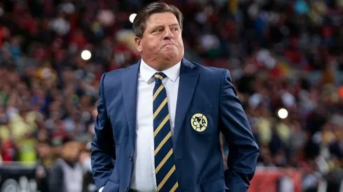 Miguel Herrera en el partido frente al Atlas.