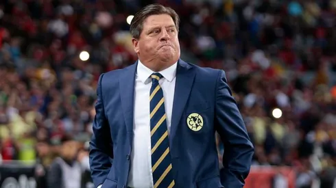 Miguel Herrera en el partido frente al Atlas.