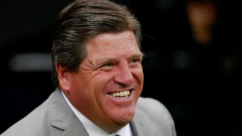 Piojo Herrera en el partido frente a Necaxa.