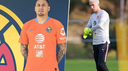 Nico Castillo y Marchesín trabajaron en el gimnasio.