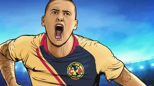 El reconocido ilustrados americanista realizó otro par de obras para el portal Goal