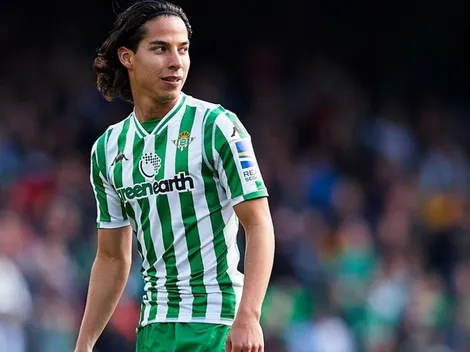 Afición del Betis se molestó por la salida de Diego Lainez