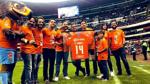 América homenajeó al Chanfle.