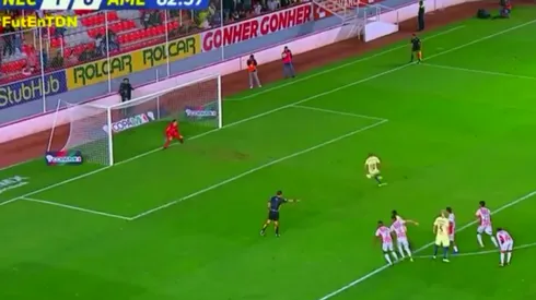 Cecilio anotó el 1-1 de penal.