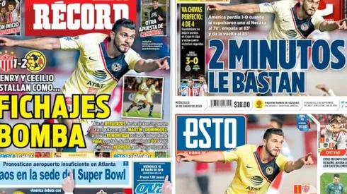 América acaparó las portadas tras su debut en la Copa MX.