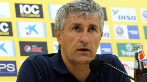 Quique Setién, entrenador del Real Betis.