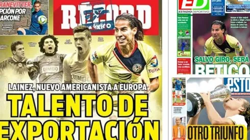 Lainez acapara las portadas del día con su inminente venta a Europa.
