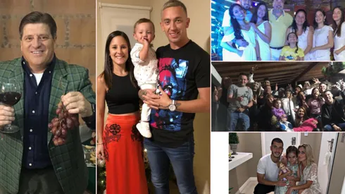 Los futbolistas compartieron sus celebraciones en la bienvenida al 2019.