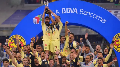 América festejando el título del Torneo Apertura. (Foto: Jam Media)