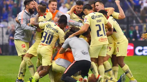 Los festejos de América en la final del Torneo Apertura. (Foto: Jam Media)