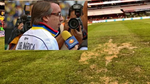 Azcárraga se estaría quejando mucho por el pésimo estado del césped