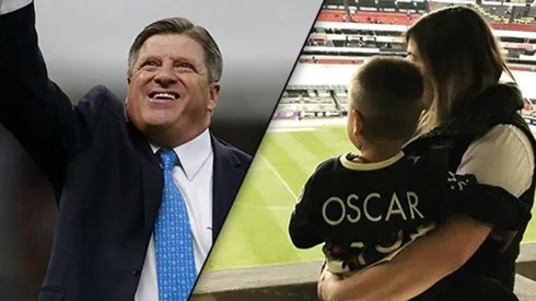 Herrera se vio en la faceta más tierna de abuelo