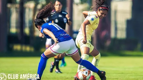 Las chavas golearon por 3-0 a sus pares de Cruz Azul.