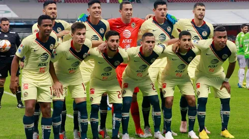 Así formará América esta tarde.