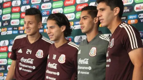 Lainez dio su primera conferencia de prensa como jugador del Tri.