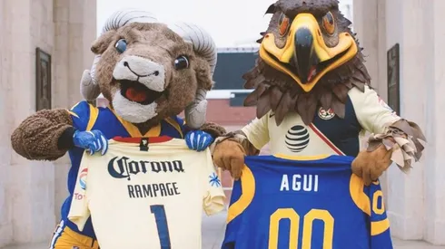 Las mascotas de los dos equipos que intercambiarán sedes