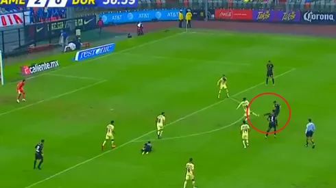 Golazo de García para el 2-1.