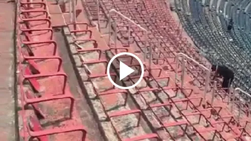 El estadio del América está en condiciones realmente malas.