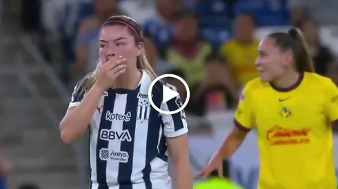 La icónica reacción de Katty Martínez a la goleada de América Femenil a Rayadas