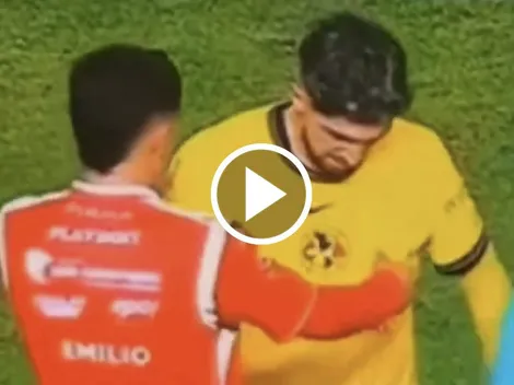 ¿Le negó el abrazo? Así reaccionó Diego Valdés ante el saludo de Emilio Lara